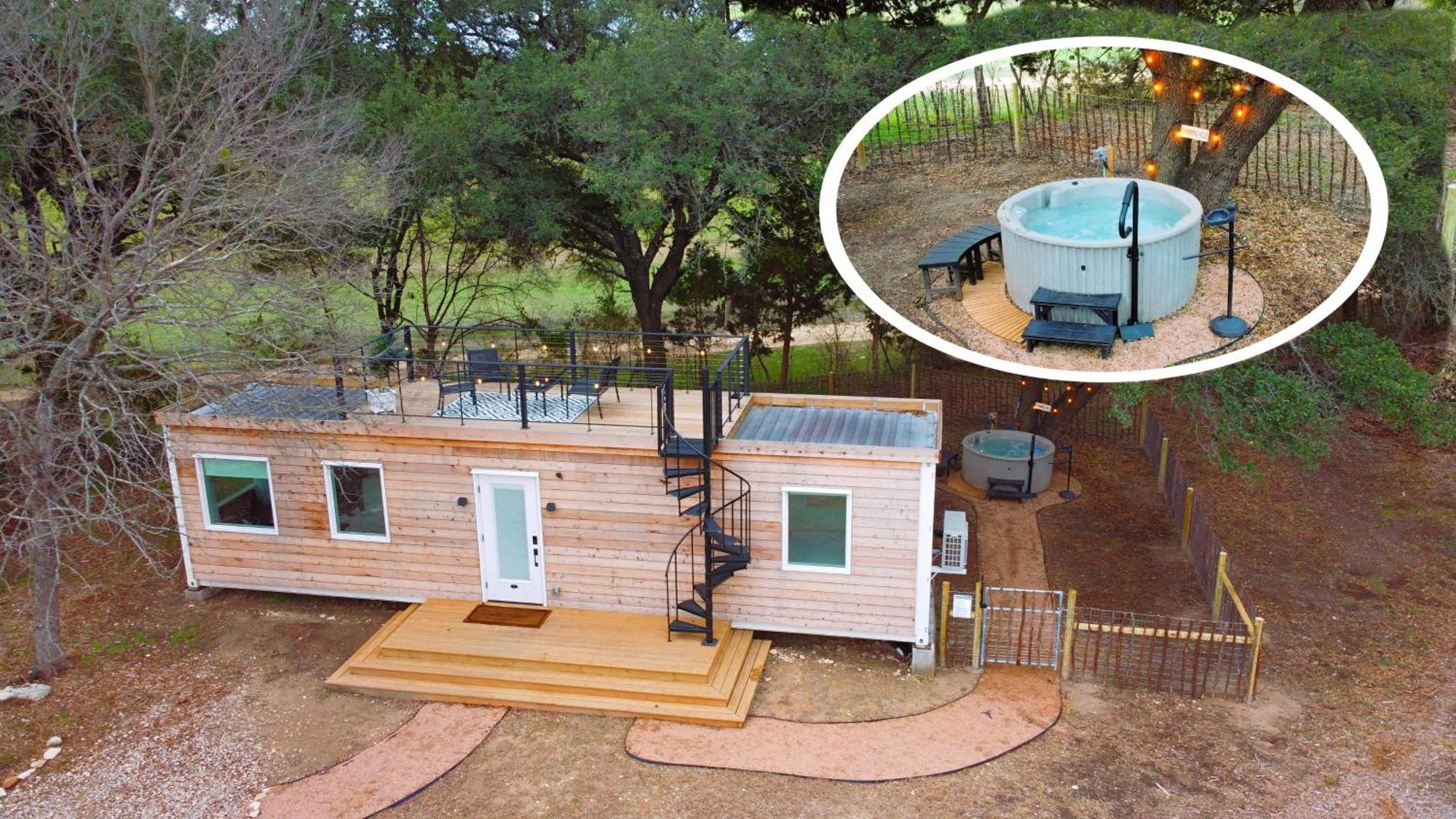 The Lonely Bull Luxury Container Home On 5 Acres Weatherford Exteriör bild